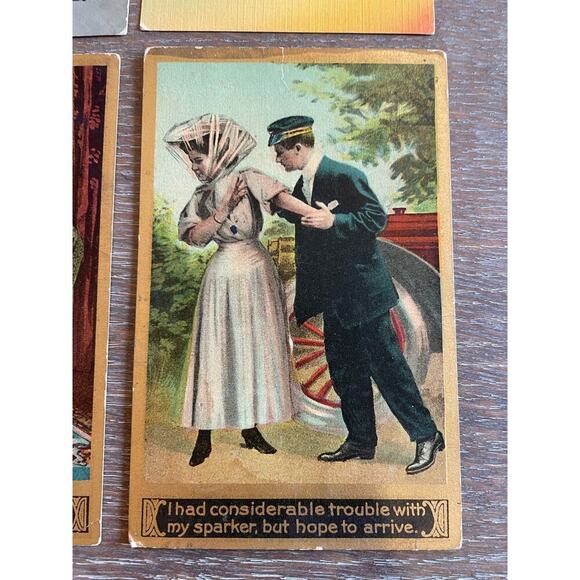 Vintage Lot of Comical Greeting Cards / Post Cards - Picture 2 of 6